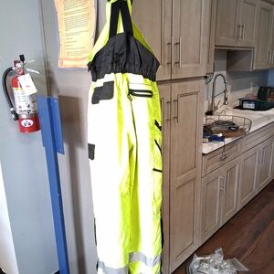 Neon Yellow Safety Jumpsuit
